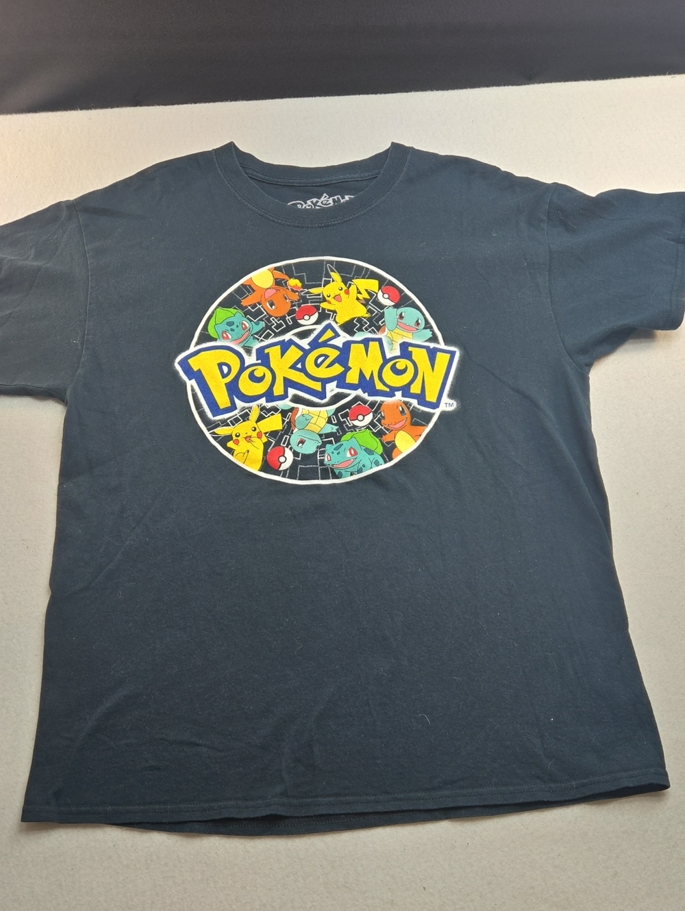 Pokémon Graphic Tee - Black Short Sleeve Shirt